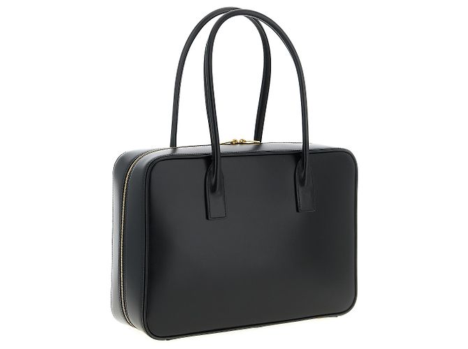 Autre Marque Borsa a tracolla in vitello nero - vista 2