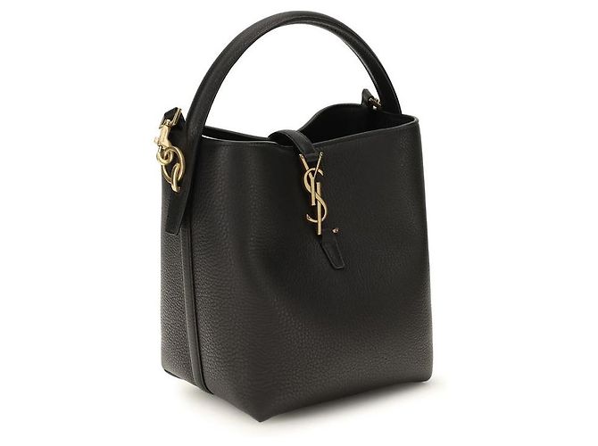 Autre Marque Bolsa Bos Taurus em couro de bezerro preto - vista 2