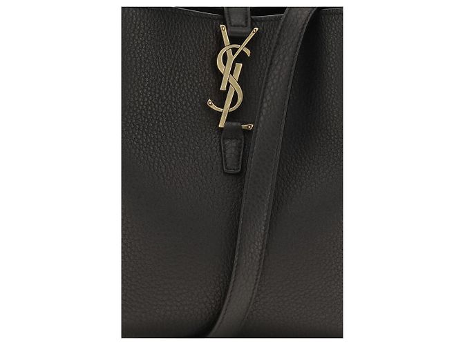 Autre Marque Bolsa Bos Taurus em couro de bezerro preto - vista 4