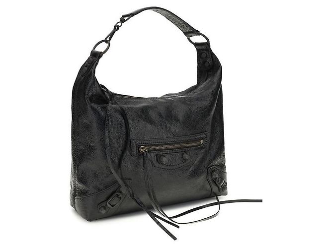 Balenciaga Borsa a tracolla Black Lamb Ovis Aries - vista 2