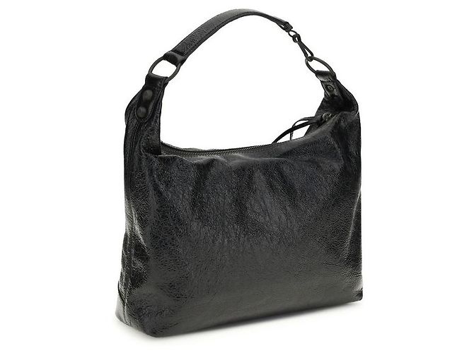 Balenciaga Borsa a tracolla Black Lamb Ovis Aries - vista 3