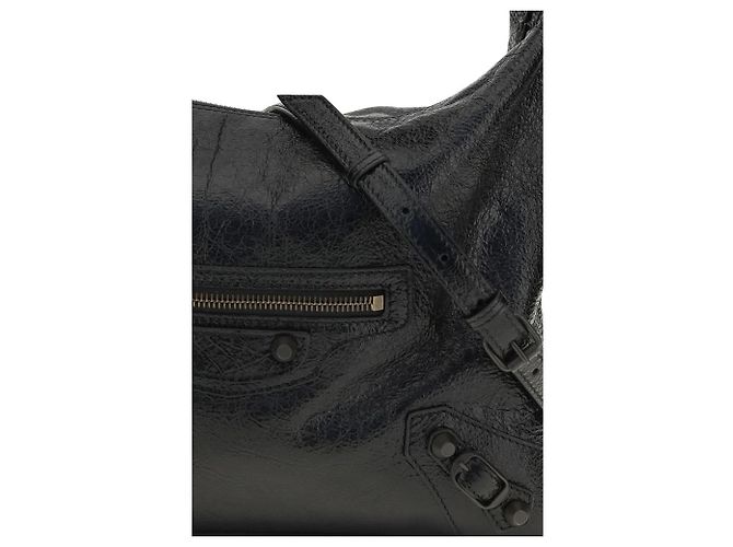 Balenciaga Borsa a tracolla Black Lamb Ovis Aries - vista 4