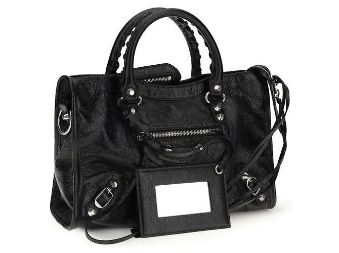Balenciaga Borsa a tracolla Black Lamb Ovis Aries - vista 2