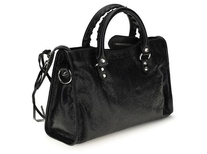 Balenciaga Borsa a tracolla Black Lamb Ovis Aries - vista 3