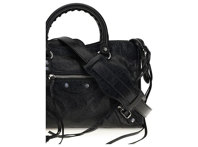 Balenciaga Borsa a tracolla Black Lamb Ovis Aries - vista 4