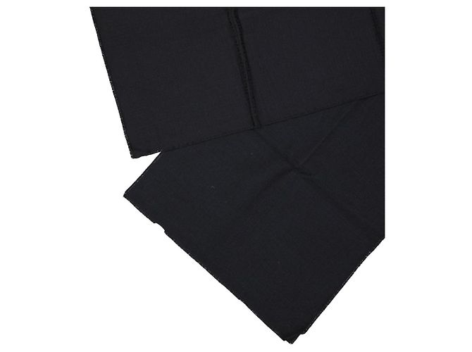 Givenchy Black Virgin Wool Scarf - view 3