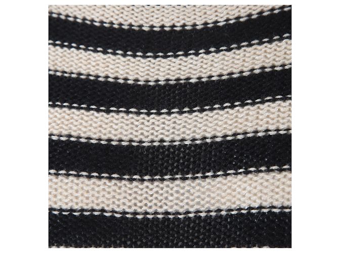 Christian Dior Strickpullover beige und schwarz - Ansicht 4