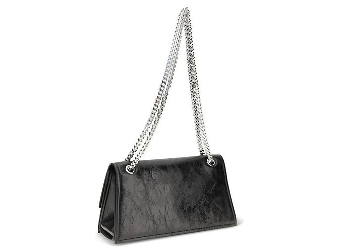 Tory Burch Borsa a tracolla in pelle scamosciata nera - vista 3