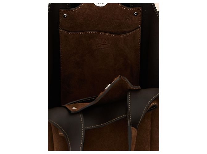 Tod's Bolso de piel de becerro marrón - vista 4