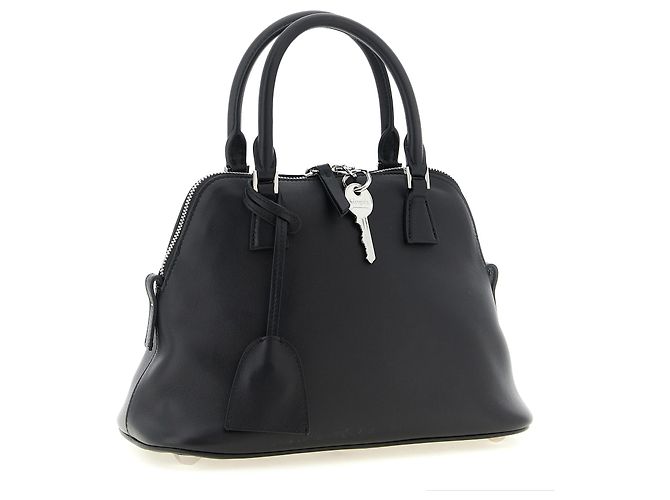 Maison Martin Margiela Borsa a tracolla in vitello nero - vista 3