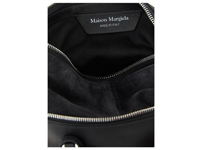 Maison Martin Margiela Borsa a tracolla in vitello nero - vista 4