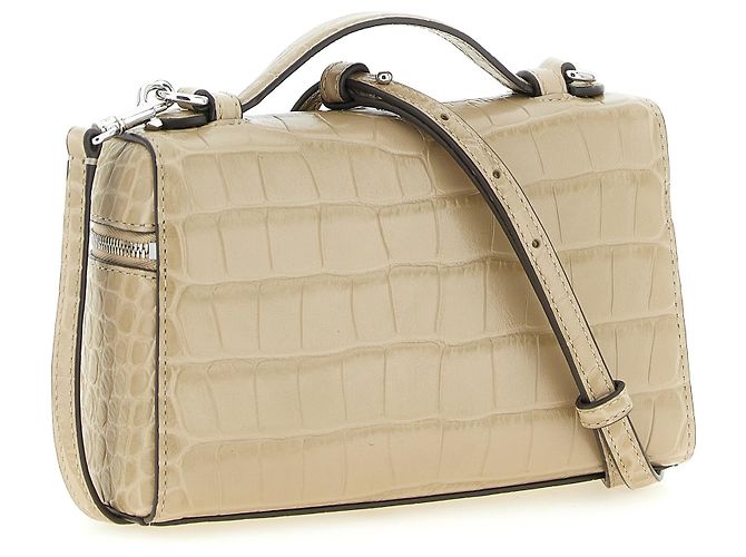 Tory Burch Borsa a tracolla in pelle di vacchetta beige - vista 2