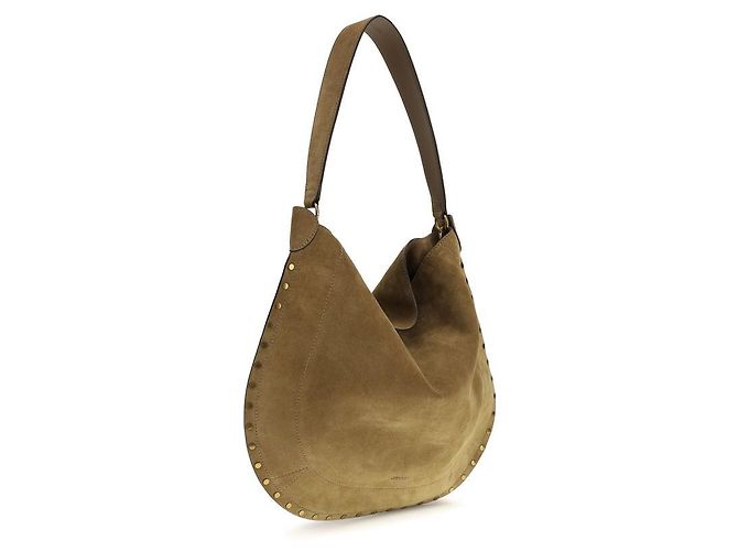 Isabel Marant Borsa a tracolla Bos Taurus in pelle di vitello marrone - vista 2