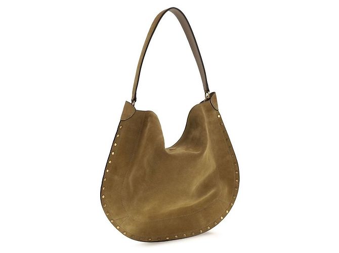 Isabel Marant Borsa a tracolla Bos Taurus in pelle di vitello marrone - vista 3