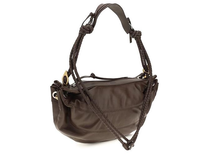 Isabel Marant Borsa a tracolla Brown Lamb Ovis Aries - vista 2