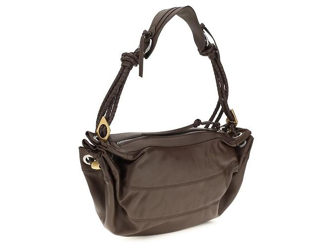 Isabel Marant Borsa a tracolla Brown Lamb Ovis Aries - vista 3