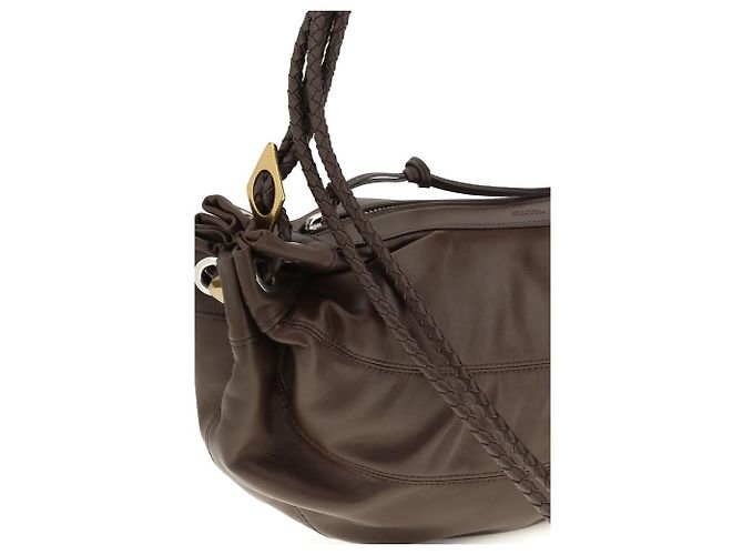 Isabel Marant Borsa a tracolla Brown Lamb Ovis Aries - vista 4