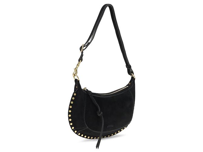Isabel Marant Borsa a tracolla Bos Taurus in pelle di vitello nera - vista 2