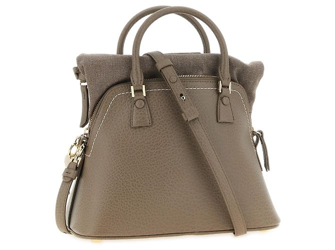 Maison Martin Margiela Gray Calfskin Shoulder Bag - view 2