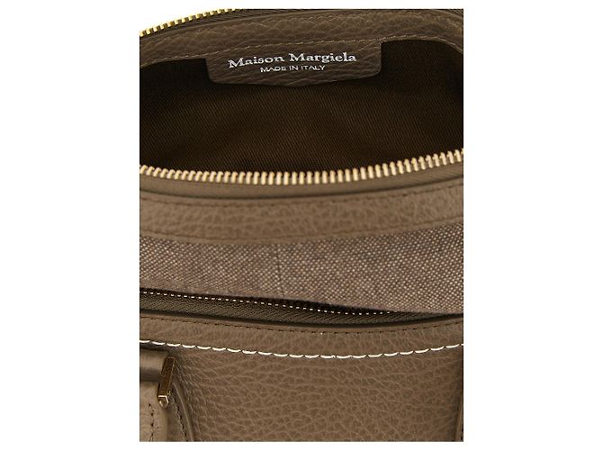 Maison Martin Margiela Gray Calfskin Shoulder Bag - view 4