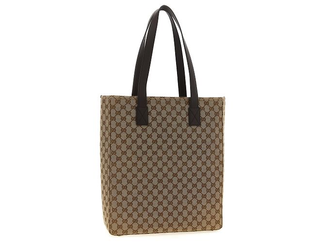 Gucci Sac à épaule en polyester marron - vue 2