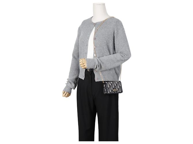 Dior Pouch con catena Montaigne Nano Oblique Jacquard - vista 10