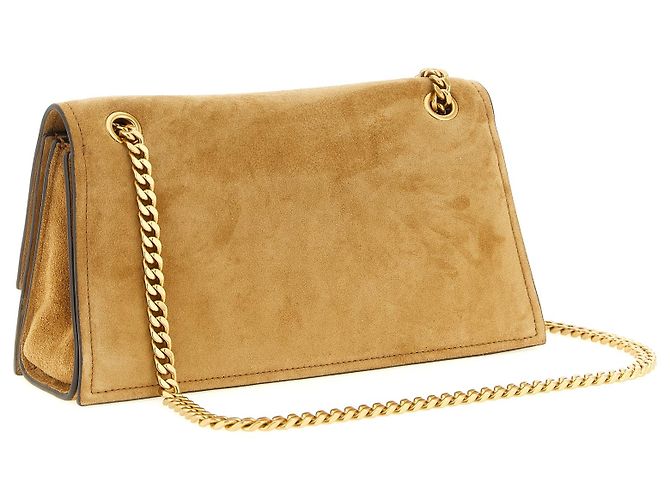 Tory Burch Borsa a tracolla in vitello marrone - vista 2