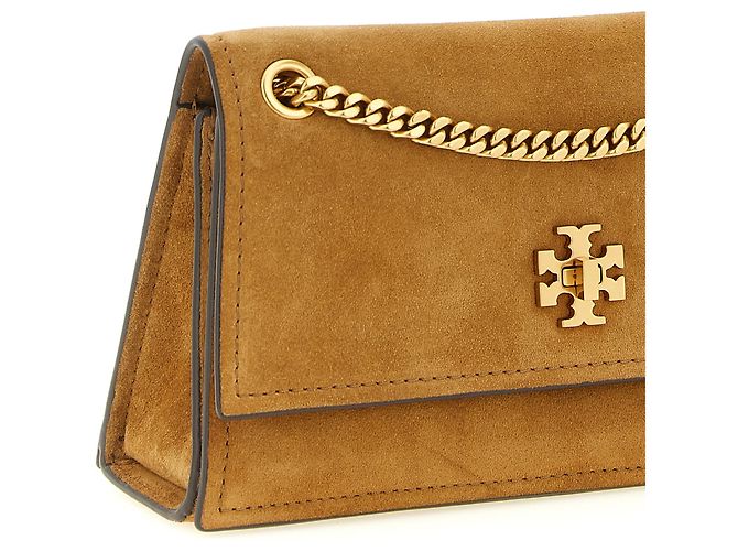 Tory Burch Borsa a tracolla in vitello marrone - vista 3
