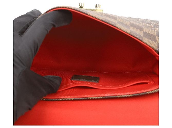 Louis Vuitton Borsa Tote Croisette Damier Ebene - vista 9