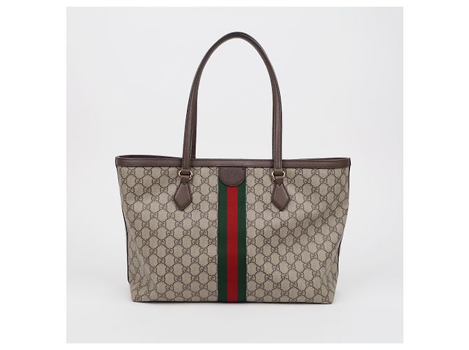 Gucci Ophidia GG Medium Tote Bag Brown - Ansicht 4