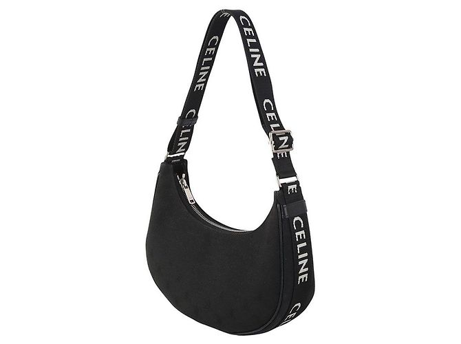 Céline Borsa a tracolla Hobo Medium in Jacquard Triomphe - vista 2