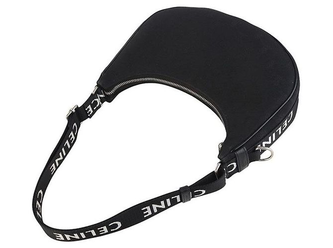 Céline Borsa a tracolla Hobo Medium in Jacquard Triomphe - vista 4