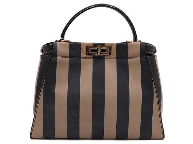 Fendi Peekaboo Tasche Medium Braun - Ansicht 4