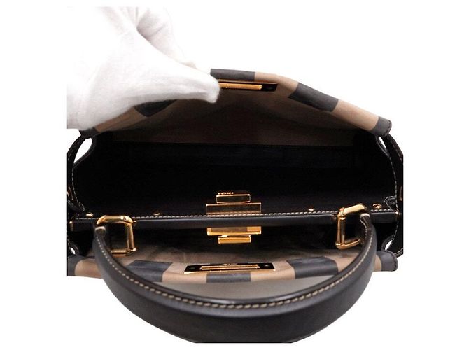 Fendi Peekaboo Tasche Medium Braun - Ansicht 5