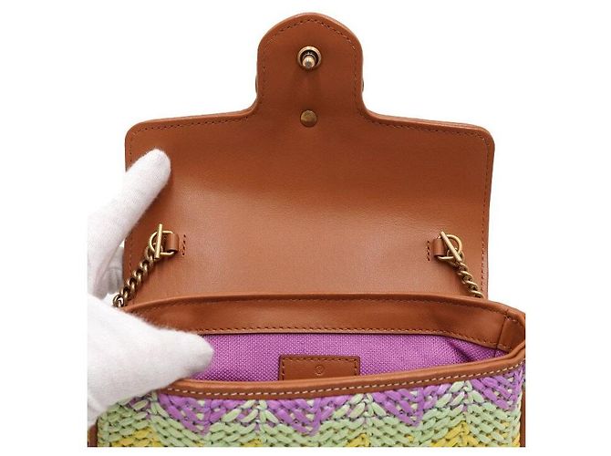 Gucci Mini borsa a tracolla e borsa crossbody con catena - vista 7