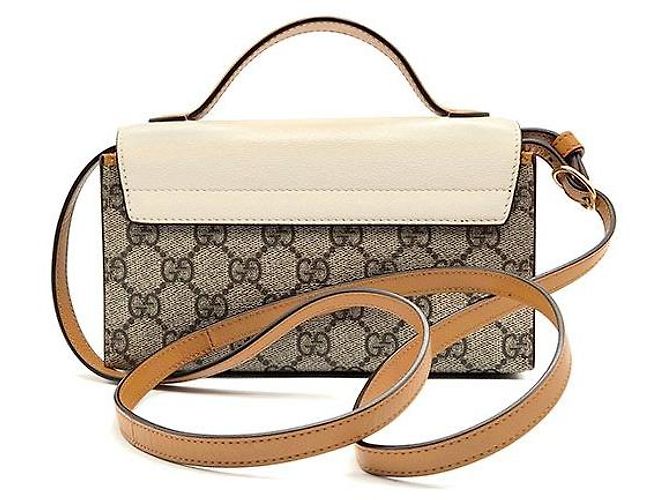 Gucci Supreme Padlock Top Handle Mini Shoulder Bag - vista 3