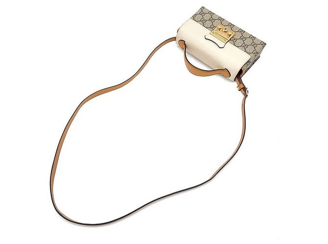 Gucci Supreme Padlock Top Handle Mini Shoulder Bag - vista 4