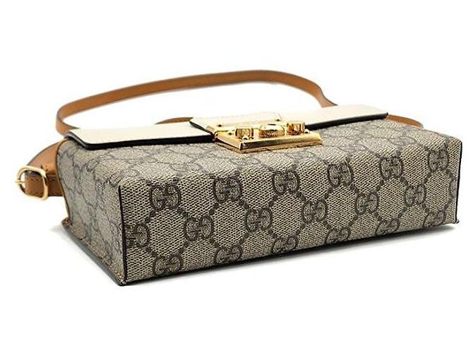 Gucci Supreme Padlock Top Handle Mini Shoulder Bag - vista 7