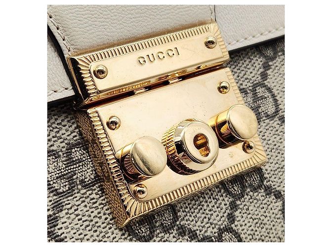 Gucci Supreme Padlock Top Handle Mini Shoulder Bag - vista 8