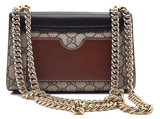 Gucci Supreme Padlock Shoulder Bag Small - vista 3