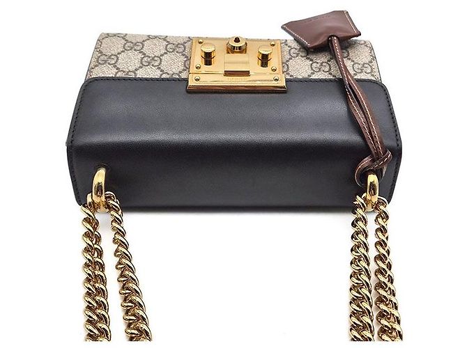 Gucci Supreme Padlock Shoulder Bag Small - vista 6