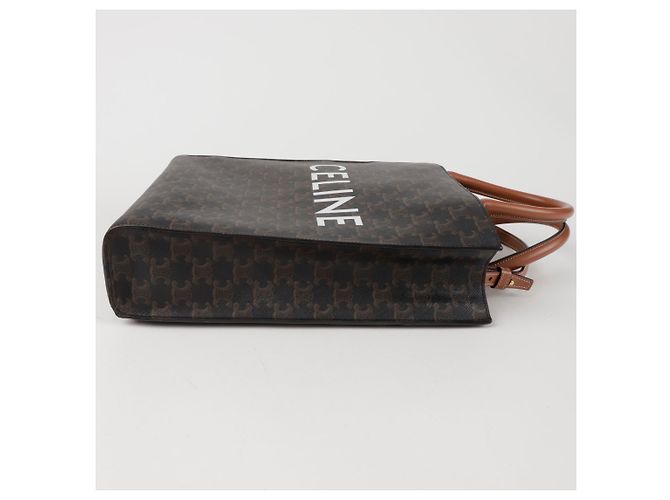 Céline Borsa a spalla Vertical Cabas Small Tote Shoulder Bag - vista 6