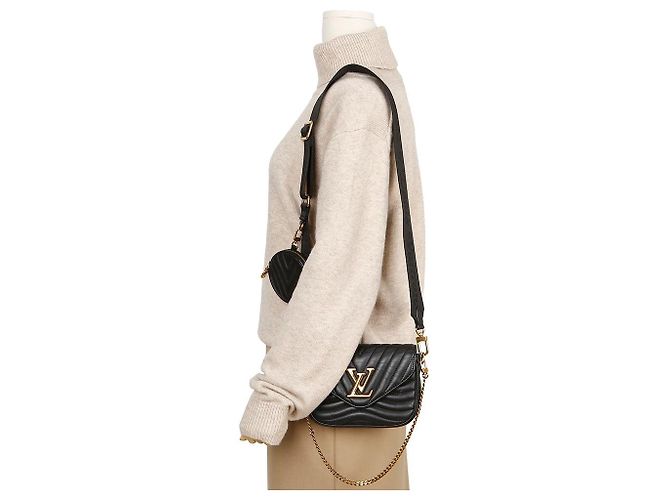 Louis Vuitton Borsa a Tracolla New Wave Multi Pochette Nera - vista 10