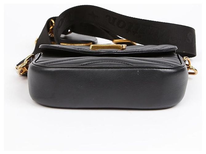 Louis Vuitton Borsa a Tracolla New Wave Multi Pochette Nera - vista 5