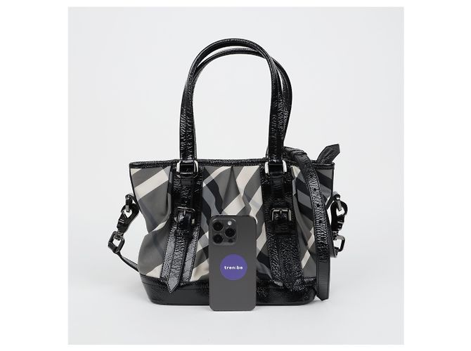 Burberry Check Tote Schultertasche - Ansicht 16