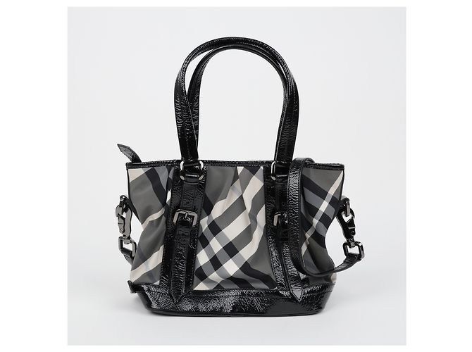 Burberry Check Tote Schultertasche - Ansicht 2
