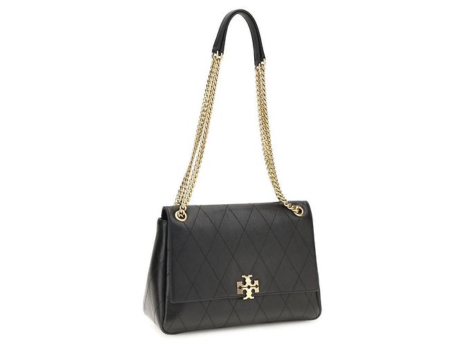 Tory Burch Borsa a tracolla Bos Taurus in pelle di vitello nera - vista 2