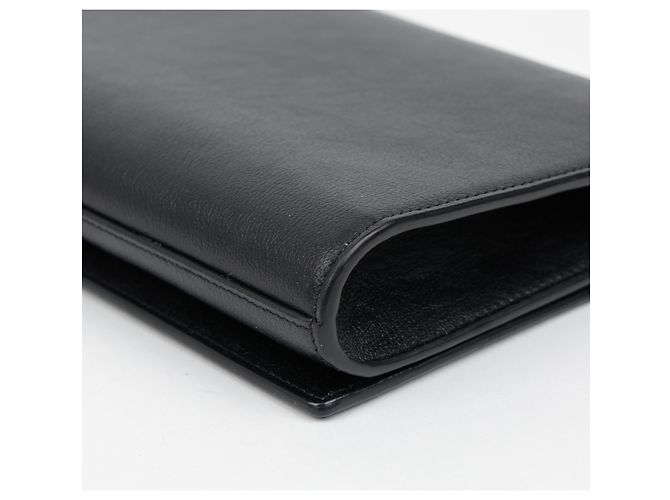 Autre Marque Clutch in pelle nera - vista 15