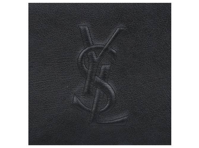 Autre Marque Clutch in pelle nera - vista 3