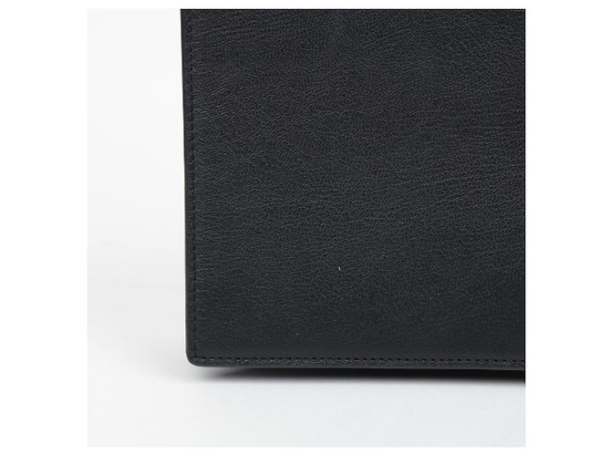 Autre Marque Clutch in pelle nera - vista 4